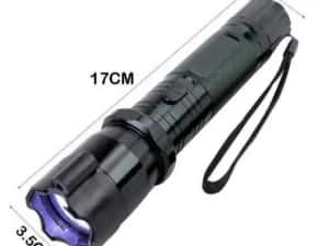 Lanterna 3 in 1 cu laser ,electrosoc,acumulator carcasa din aluminiu — miniatura 7