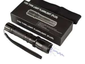 Lanterna 3 in 1 cu laser ,electrosoc,acumulator carcasa din aluminiu — miniatura 8