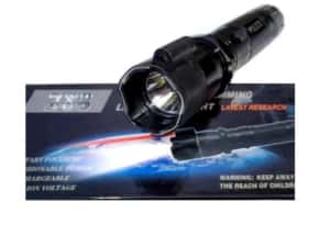 Lanterna 3 in 1 cu laser ,electrosoc,acumulator carcasa din aluminiu — miniatura 10