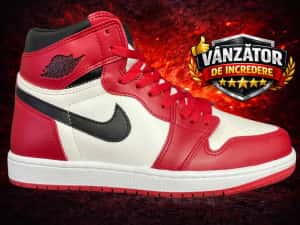 Adidasi Nike Air Jordan1 High Chicago Red NOU Premium