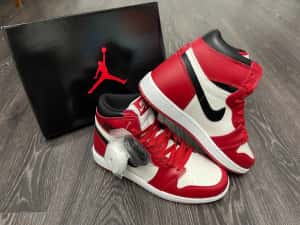 Adidasi Nike Air Jordan1 High Chicago Red NOU Premium — miniatura 2