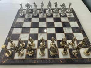 Set piese SAH din metal grele. SIGILAT! — miniatura 1