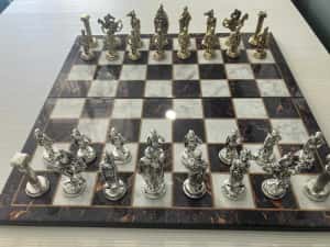 Set piese SAH din metal grele. SIGILAT! — miniatura 3