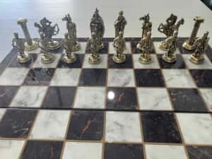 Set piese SAH din metal grele. SIGILAT! — miniatura 5