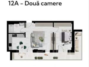 Apartament 2 camere de vanzare in Baile Felix, Cordau