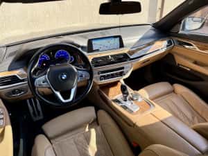 BMW 750i M Pachet / 450 CP / 2017 / Impecabil — miniatura 5