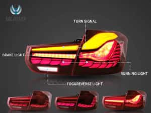 Stopuri OLED BMW F30 F32 F33 F36 Dinamic Welcome Light GTS Style — miniatura 2