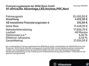 BMW X1, 220 cp, 73.304 km, plug-in hybrid, 2021 — miniatura 2
