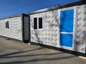 Vand container modular tip birou ,vestiar,depozitare,organizare de santier — miniatura 5