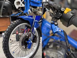 Suzuki DR 750 big enduro dual bike adventure restaurat complet — miniatura 3