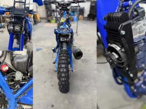 Suzuki DR 750 big enduro dual bike adventure restaurat complet — miniatura 4