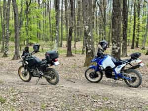 Suzuki DR 750 big enduro dual bike adventure restaurat complet — miniatura 7