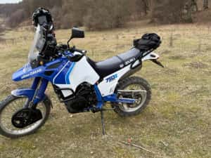 Suzuki DR 750 big enduro dual bike adventure restaurat complet — miniatura 10