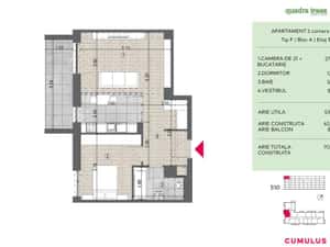 Bloc Nou, 2 camere de vânzare - zona Drumul Taberei.Direct Dezvoltator — miniatura 3