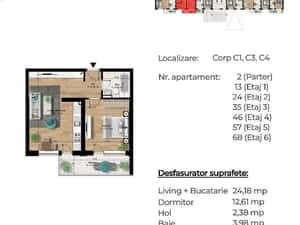 Studio accesibil 1600E/mp - metrou Berceni 400m — miniatura 4