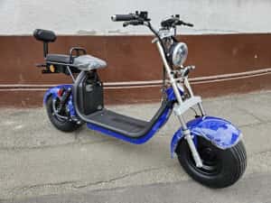 Scuter Electric Harley 1500W fara permis 25km/h — miniatura 5