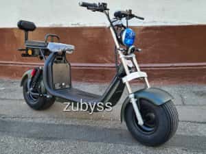 Scuter Electric Harley 1500W fara permis 25km/h — miniatura 8
