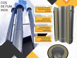 Cos de fum inox. Fabricam orice diamentru. — miniatura 4