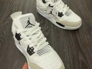 Adidasi Nike Air Jordan 4 Retro Military Black NOU — miniatura 5