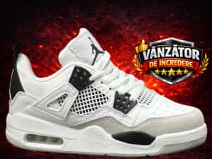 Adidasi Nike Air Jordan 4 Retro Military Black NOU — miniatura 9