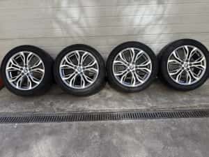 Jante 18 originale Bmw X1 X2 vara Hankook 225/50R18 8mm — miniatura 7