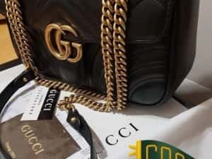 Geanta damă model Marmont,piele naturala 100%,cutie,card,certificat — miniatura 8