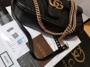 Geanta damă model Marmont,piele naturala 100%,cutie,card,certificat — miniatura 9