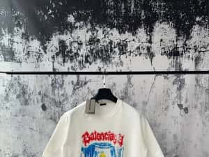 Tricou balenciaga new 26 Wht — miniatura 9