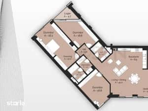 Apartament 4 Camere I Padurea Baneasa High End l Cortina — miniatura 5