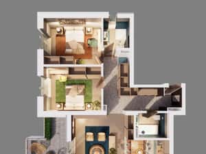 Apartament 3 camere langa parcul Romanescu — miniatura 6