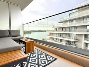 Apartament 2 camere 64mp util interior - Lebada Lake Residence — miniatura 4