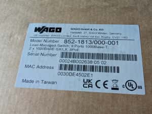Switch WAGO POE  1000BASE-T 852-1813 montura DIN — miniatura 2
