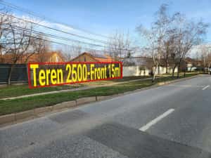Vand teren pentru casa 2500 mp front stradal 15