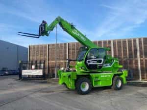 Inchiriez telehandler telescopic roto macara/nacela/stivuitor Manitou — miniatura 1