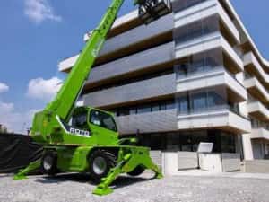 Inchiriez telehandler telescopic roto macara/nacela/stivuitor Manitou — miniatura 2