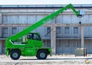 Inchiriez telehandler telescopic roto macara/nacela/stivuitor Manitou — miniatura 4