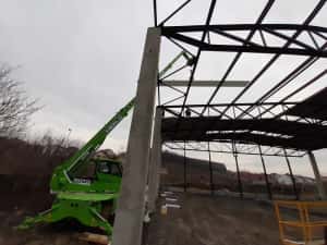 Inchiriez telehandler telescopic roto macara/nacela/stivuitor Manitou — miniatura 6