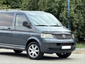 Volkswagen VW Multivan Caravelle T5 2.5 TDI 8+1 Locuri Climă Jante R18 Transporter — miniatura 2