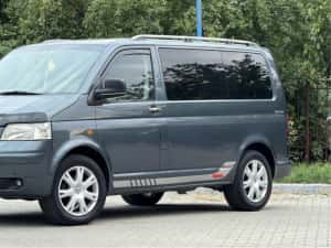Volkswagen VW Multivan Caravelle T5 2.5 TDI 8+1 Locuri Climă Jante R18 Transporter — miniatura 4