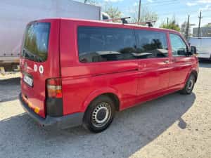 Volkswagen TRANSPORTER T5 1.9 TDI extralung 2007 Euro 4 8+1 locuri Aer Conditionat USOR AVARIAT stanga spate — miniatura 3