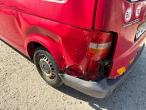 Volkswagen TRANSPORTER T5 1.9 TDI extralung 2007 Euro 4 8+1 locuri Aer Conditionat USOR AVARIAT stanga spate — miniatura 5