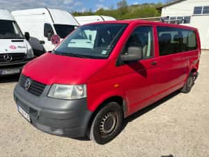 Volkswagen TRANSPORTER T5 1.9 TDI extralung 2007 Euro 4 8+1 locuri Aer Conditionat USOR AVARIAT stanga spate — miniatura 9