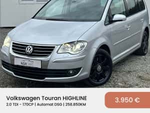 Volkswagen Touran Highline 2.0 TDI DSG |  RATE / TRANSPORT / NUMERE — miniatura 1
