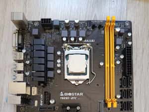 Placă bază biostar tb250-btc + Celeron G3900 + cooler