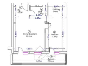 2 camere Pipera Rond OMV I 65 mp la malul lacului I Complex Premium — miniatura 5