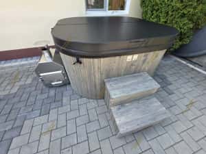 Ciubar patrat fibră, jacuzzi Hidromasaj Aeromasaj — miniatura 2