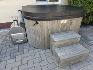 Ciubar patrat fibră, jacuzzi Hidromasaj Aeromasaj — miniatura 9