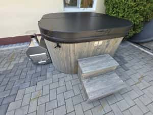 Ciubar patrat fibră, jacuzzi Hidromasaj Aeromasaj — miniatura 10