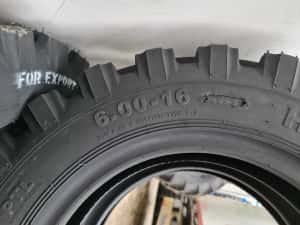 Anvelope noi 6.00-16 PANTHER cu 12PR cauciucuri rezistente FIAT U445 — miniatura 10