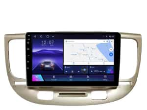 Navigatie Android 14 KIA Rio 2 2005-2011 1/8 Gb Waze CarPlay +CAMERA